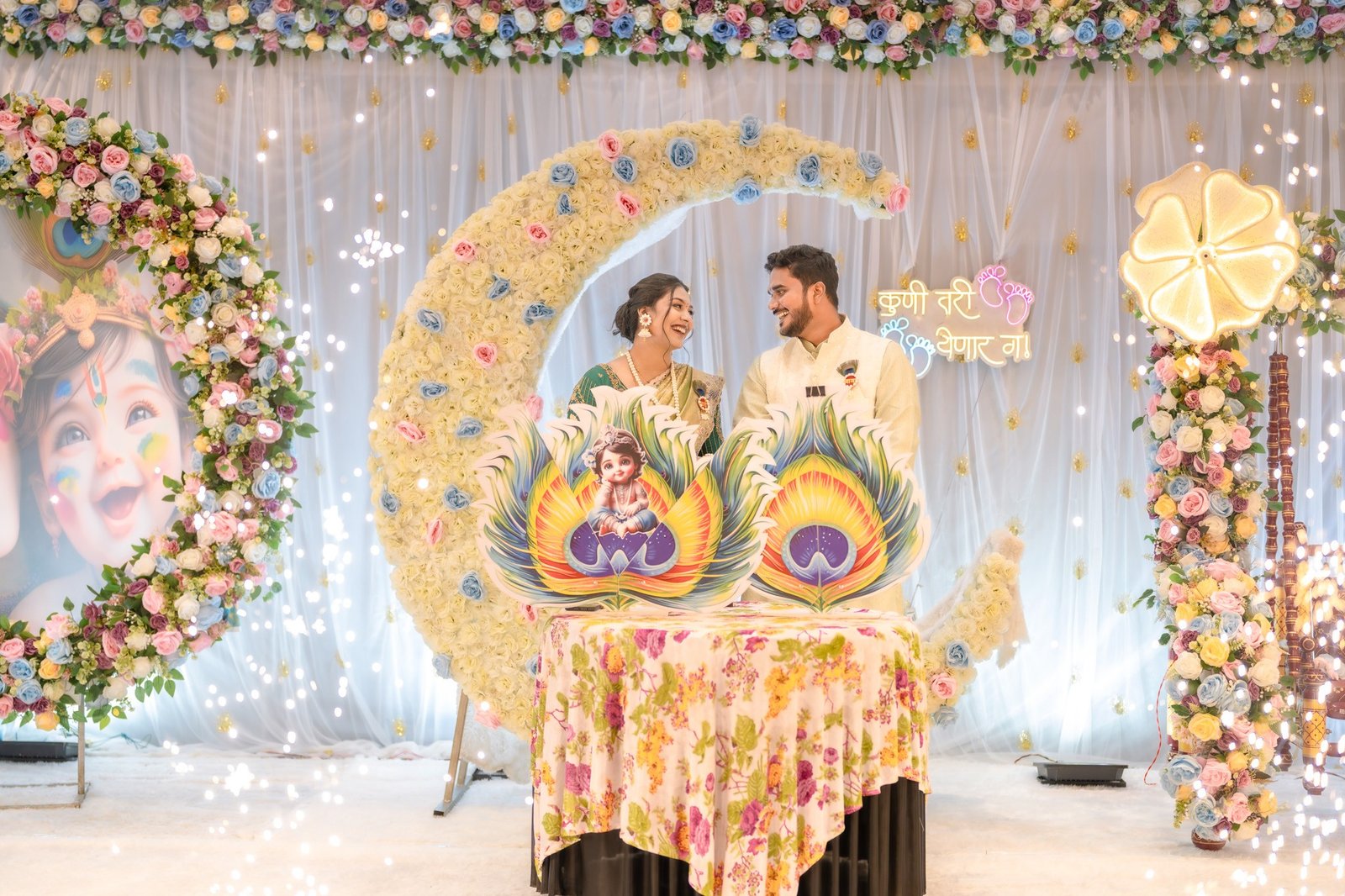 Beautiful moments captured by the best baby shower photographer in Pune