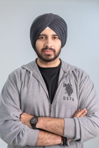 Professional Corporate Portrait on Black Background