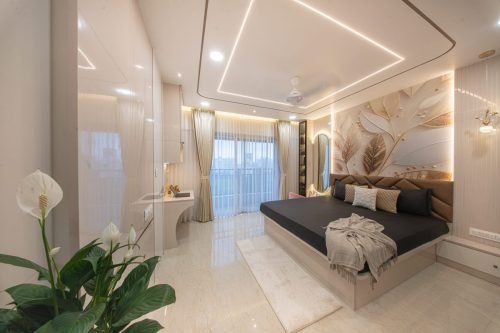 Interior photoshoot pune — premium bedroom interior design by Nestled Photography Baner