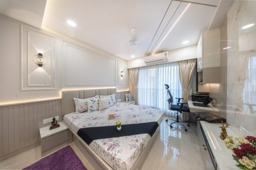 Architectural and interior photographer pune — luxury bedroom design by Nestled Photography Baner Pune