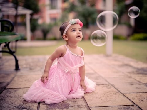  Baby girl photographer in Baner Pune — warm studio session for your little princess