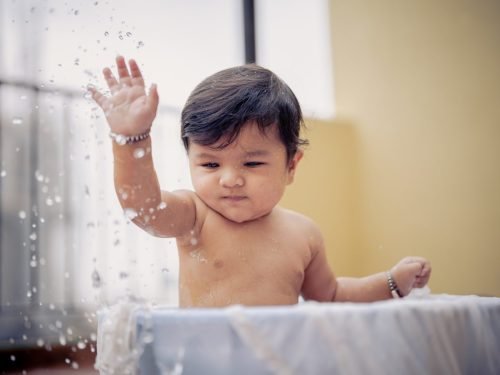 Professional session at the luxury studio of the best baby photographer in Pune