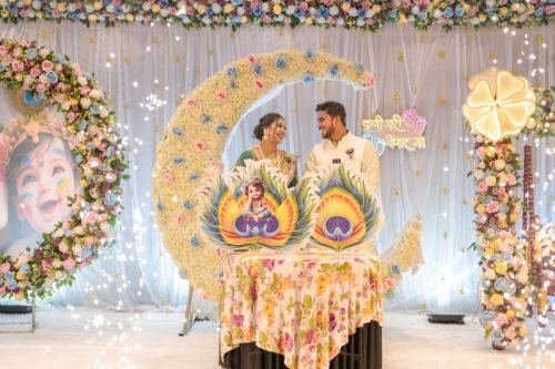 Baby shower photographer pune — decoration detail captured by Nestled Photography Baner