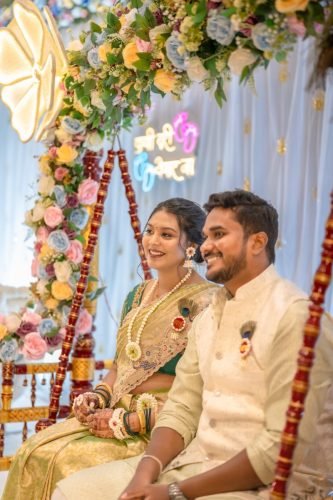 Baby shower photoshoot pune — couple celebrating new arrival by Nestled Photography Pune