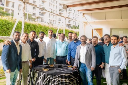 Corporate event coverage in Mumbai featuring leadership speech