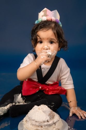 First birthday cake smash photography in Pune
