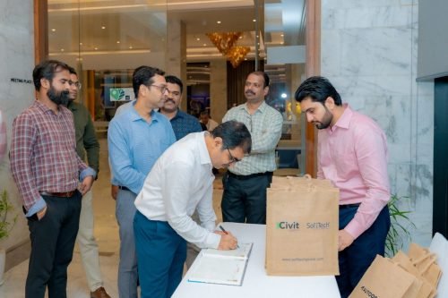Corporate event coverage in Mumbai featuring a speaker session