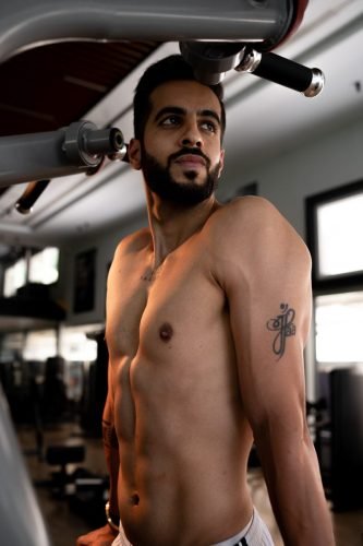 Shredded physique photoshoot by expert photographer in Pune.