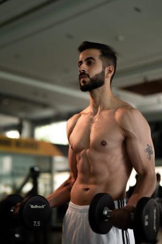 Fitness model branding and portfolio by photographer in Pune.