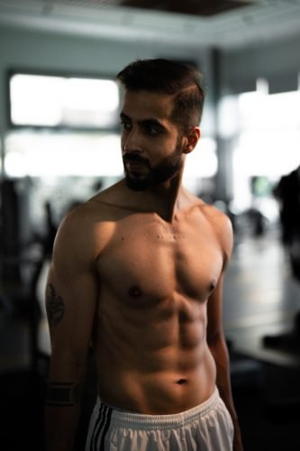 Fitness influencer shoot by best photographer in Pune.