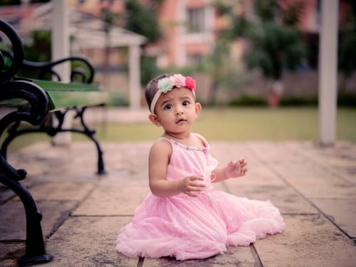 st birthday baby girl photography in Pune — precious first birthday memories forever