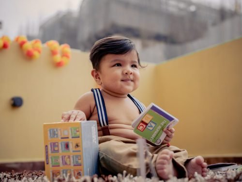 Adorable baby studio portraits in Baner capturing the innocent smiles