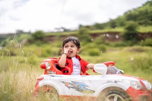 Fun and messy first birthday cake smash photographer near me in Baner