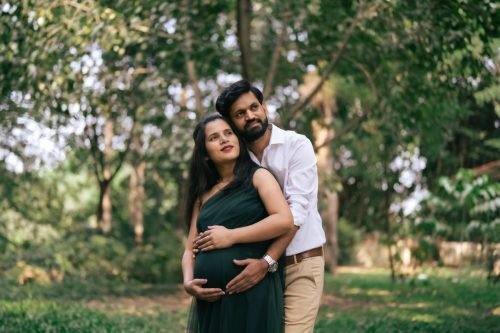 Cinematic outdoor session by the best maternity photographer in Pune