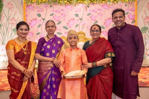 portrait shots from upanayana ceremony photoshoot