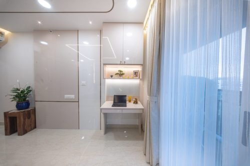 Best architectural photographer in pune — luxury penthouse interior by Nestled Photography Baner